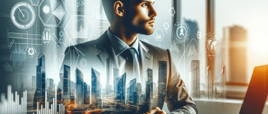 Wizualizacja współczesnych biur w Poznaniu, stolicy województwa wielkopolskiego, symbolizująca rozwój biznesowy regionu.