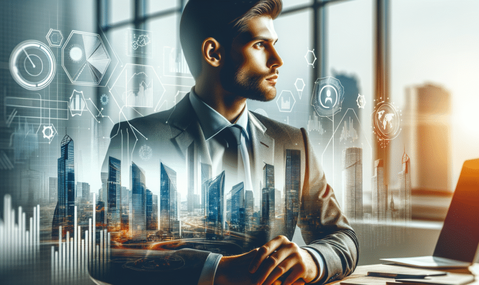 Wizualizacja współczesnych biur w Poznaniu, stolicy województwa wielkopolskiego, symbolizująca rozwój biznesowy regionu.