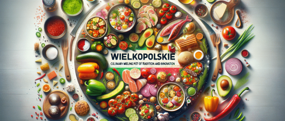 Kulinarny Tygiel Tradycji i Innowacji w Wielkopolsce: regionalne potrawy z Poznania, lokalne produkty z gminy Swarzędz i tradycyjne przepisy.