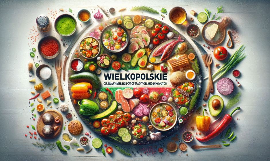 Kulinarny Tygiel Tradycji i Innowacji w Wielkopolsce: regionalne potrawy z Poznania, lokalne produkty z gminy Swarzędz i tradycyjne przepisy.