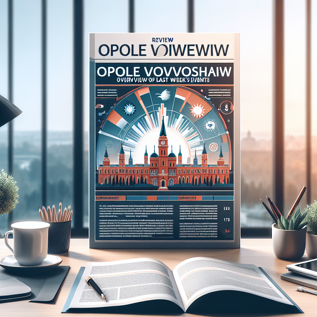 Województwo Opolskie: Przegląd Wydarzeń Ostatniego Tygodnia